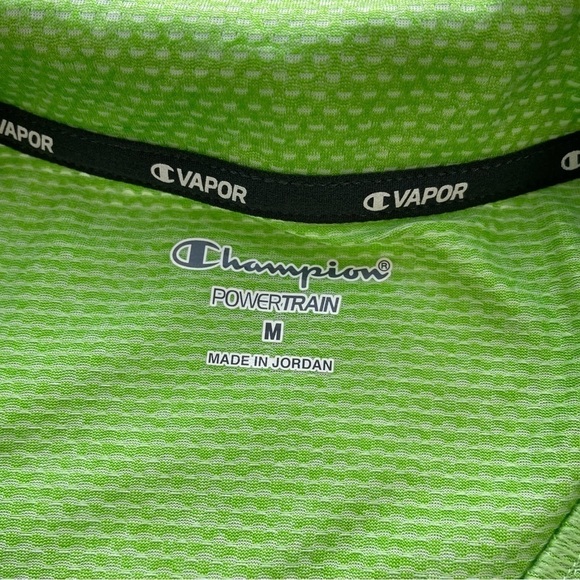 💚 LOT OF 2  Men’s Champion Vapor Quarter Zip & Mesh Graphic Tee, Size M - Picture 3 of 16